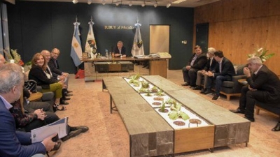 Morales recibi&oacute; a rectores de universidades