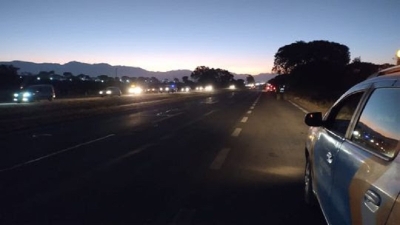 La Polic&iacute;a de la Provincia liber&oacute; pac&iacute;fica y ordenadamente la Ruta 66