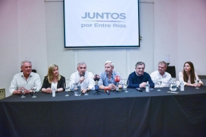 Desde entre r&iacute;os, Gerardo Morales pidi&oacute; que Juntos por el Cambio gane en todo el pa&iacute;s