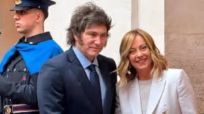 Milei incluye Suiza en su gira internacional y tendr&aacute; bilaterales con Macron y Meloni en el G7
