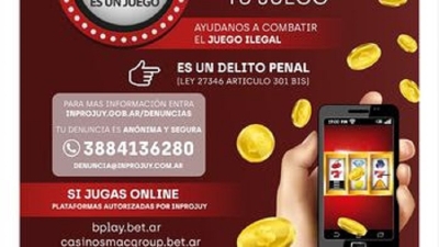 INPROJUY: concientizaci&oacute;n sobre los riesgos del juego ilegal
