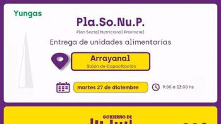 Familias de 5 localidades recibir&aacute;n las Unidades Alimentarias del programa "Comer en Casa"