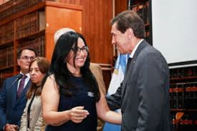 Sadir particip&oacute; del acto de asunci&oacute;n de la jueza Mercedes Arias en la Suprema Corte
