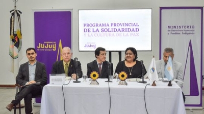 Lanzamiento del Programa Provincial de la Solidaridad y la Cultura de la Paz