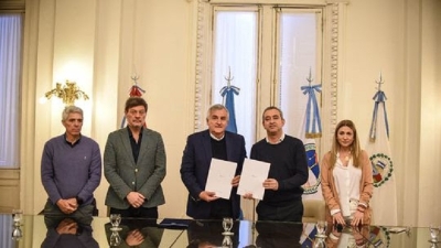 Gerardo Morales y Pablo Javkin iniciar&aacute;n las gestiones por una ruta a&eacute;rea entre Jujuy y Rosario