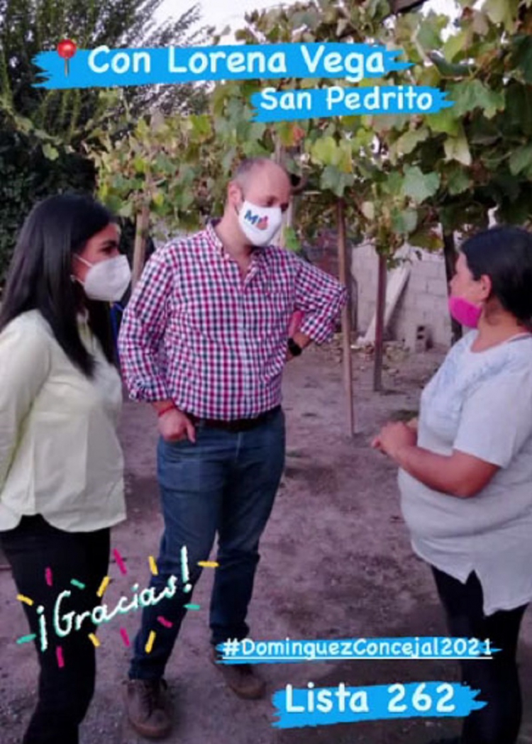 El concejal justicialista Mat&iacute;as Dom&iacute;nguez acerc&oacute; colaboraci&oacute;n y destac&oacute; la labor social