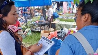 Rentas realiz&oacute; acciones presenciales en la Feria Copacabana y zonas aleda&ntilde;as