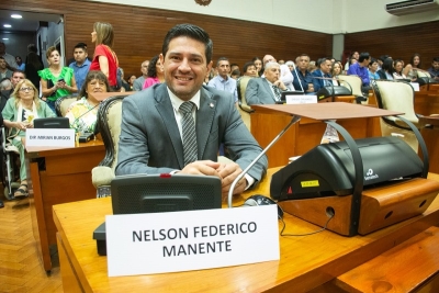 Fuerte apoyo del diputado Manente al Ejecutivo en el debate por d&iacute;as perdidos de clases