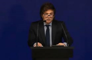 Javier Milei expondr&aacute; ante empresarios de AmCham antes de viajar a Israel