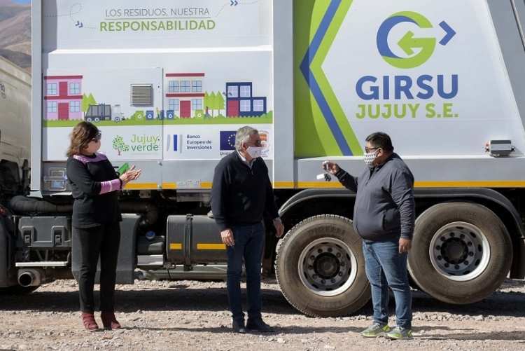 Nuevo cami&oacute;n compactador para Tilcara