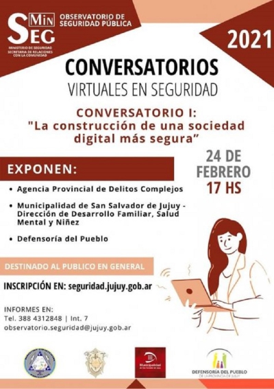 Seguridad Ciudadana . Conversatorios Virtuales en Seguridad