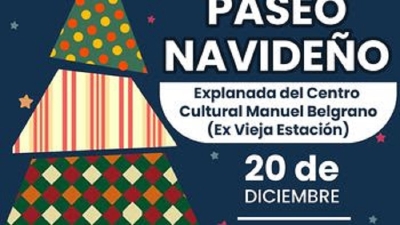 "Paseo Navide&ntilde;o" en explanada del Centro Cultural Manuel Belgrano