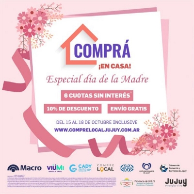Compr&aacute; en casa, especial d&iacute;a de la madre