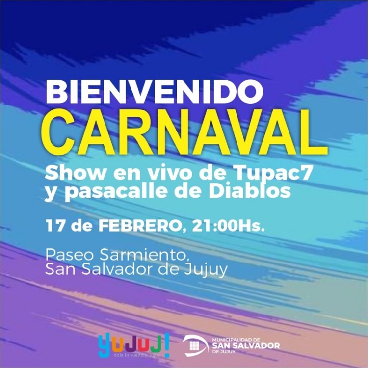 &ldquo;Bienvenido Carnaval&rdquo; en el Paseo Sarmiento