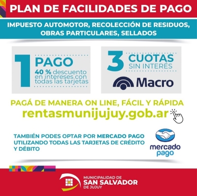 Un a&ntilde;o m&aacute;s de facilidades de pago para impuestos municipales