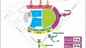 Operativo de ingreso al Estadio "23 de Agosto"