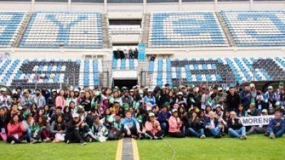 Estudiantes del interior disfrutan de la FNE y conocen nuestra capital