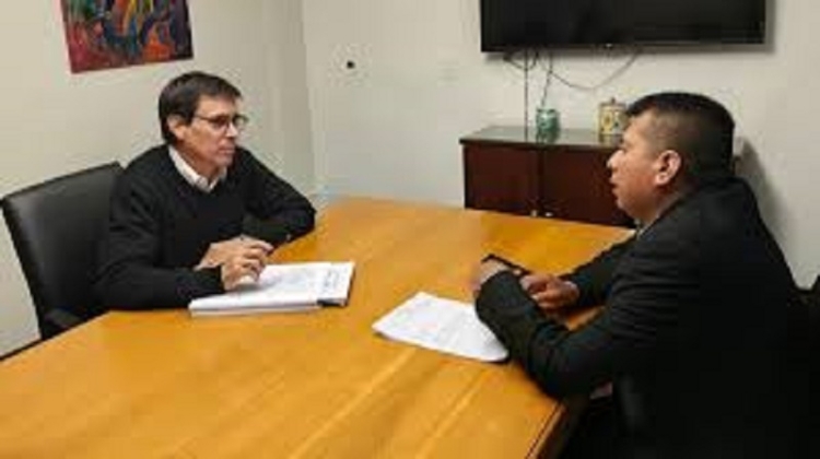 El ministro de Hacienda recibi&oacute; al intendente de Palma Sola