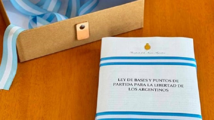 Milei envi&oacute; al Congreso un proyecto de ley en el que pide la emergencia p&uacute;blica hasta 2025