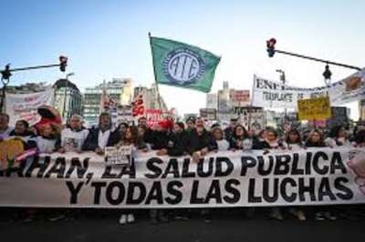ATE exige rechazar los vetos en el Congreso y lanza un paro nacional para este mi&eacute;rcoles