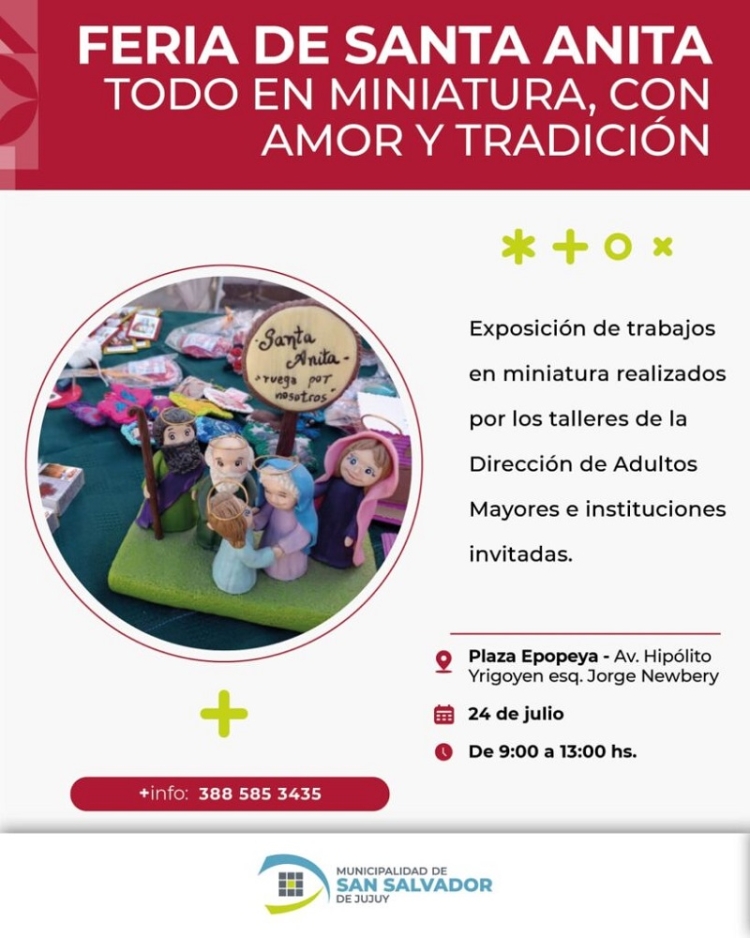 Se realizar&aacute; la Feria de Santa Anita en la plazoleta Epopeya