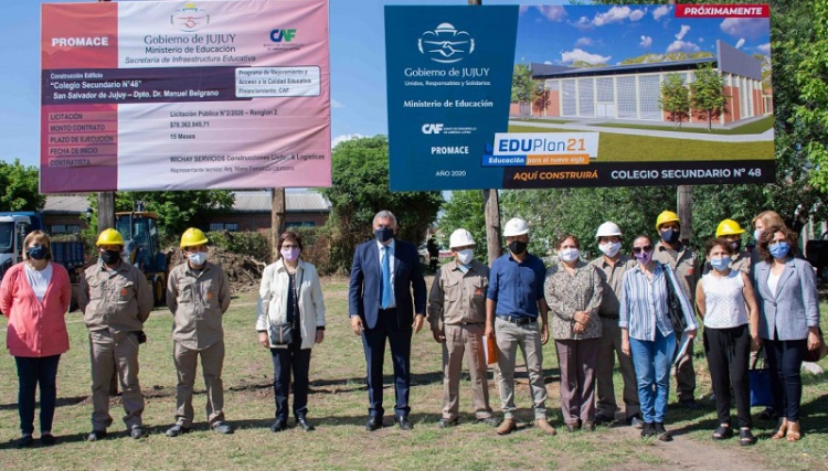Alto Comedero suma nuevo edificio escolar secundario