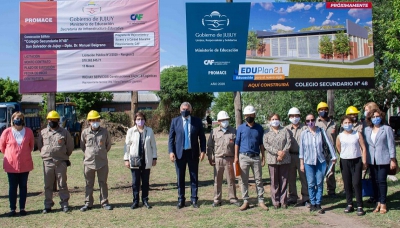 Alto Comedero suma nuevo edificio escolar secundario