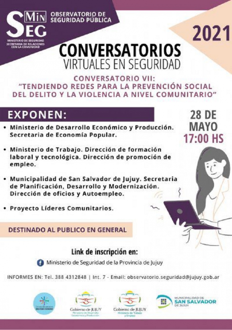 Conversatorio "Tejiendo redes para la prevenci&oacute;n social del delito y la violencia a nivel comunitario"