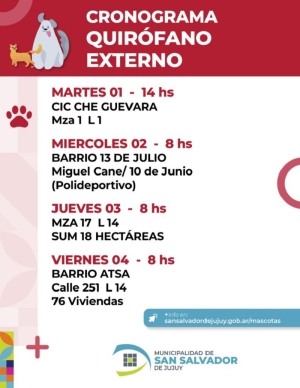 Zoonosis acerca el quir&oacute;fano externo a distintos barrios