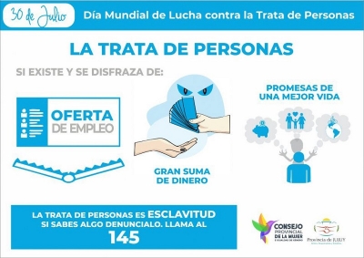 D&iacute;a Mundial contra la Trata de Personas
