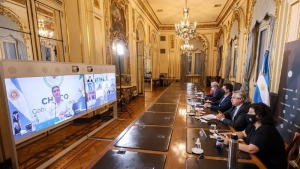 El Presidente a los gobernadores: la premisa "es bajar la cantidad de contagios"