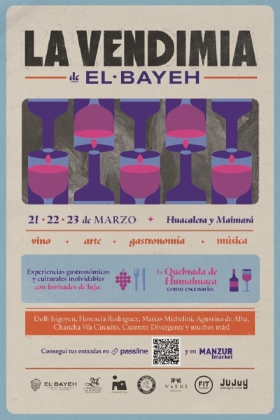 Este fin de semana la Vendimia de El Bayeh se celebra en la Quebrada de Humahuaca