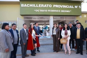Sadir inaugur&oacute; la ampliaci&oacute;n y refacci&oacute;n integral del Bachillerato N&deg; 5 de Palma Sola