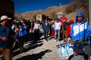 Sadir acompa&ntilde;&oacute; a la comunidad de Caspal&aacute; en las honras a Santa Rosa de Lima
