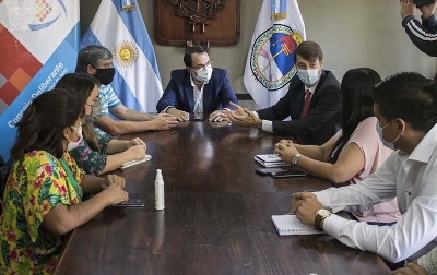 Reuni&oacute;n con funcionarios de la Secretar&iacute;a de Desarrollo Humano
