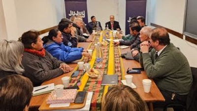 &Aacute;lvarez Garc&iacute;a se reuni&oacute; con la CGT regional Jujuy