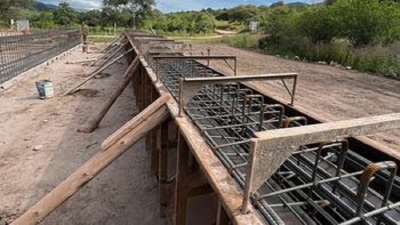 Las obras de nuevo puente en RP 6, con gran avance