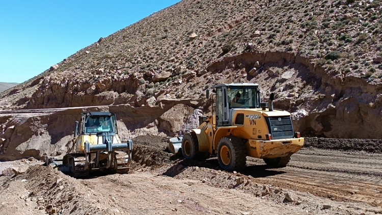 Vialidad nacional avanza con los trabajos para habilitar el tr&aacute;nsito en la ruta nacional 52