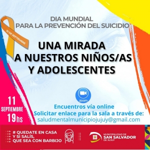 D&iacute;a Mundial para la Prevenci&oacute;n del Suicidio