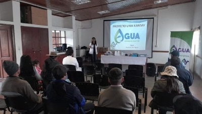 Siguen las capacitaciones en gesti&oacute;n responsable del agua potable: nueva jornada exitosa en Abra Pampa
