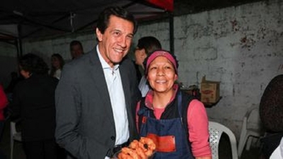 Sadir visit&oacute; el convocante Festival Provincial del Bu&ntilde;uelo