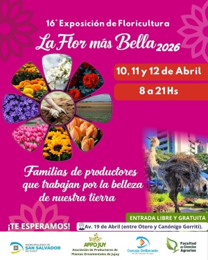 Cuenta regresiva para "la flor m&aacute;s bella"