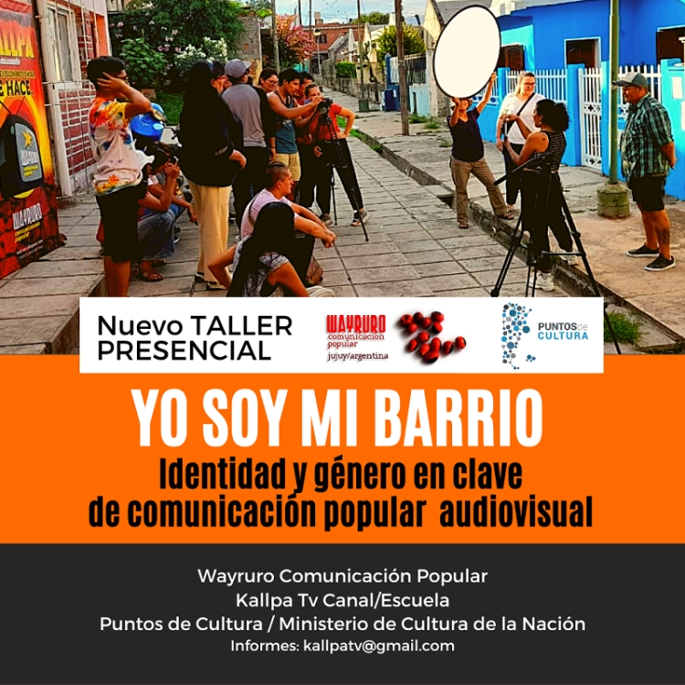 Nuevo taller gratuito de producci&oacute;n audiovisual "yo soy mi barrio"