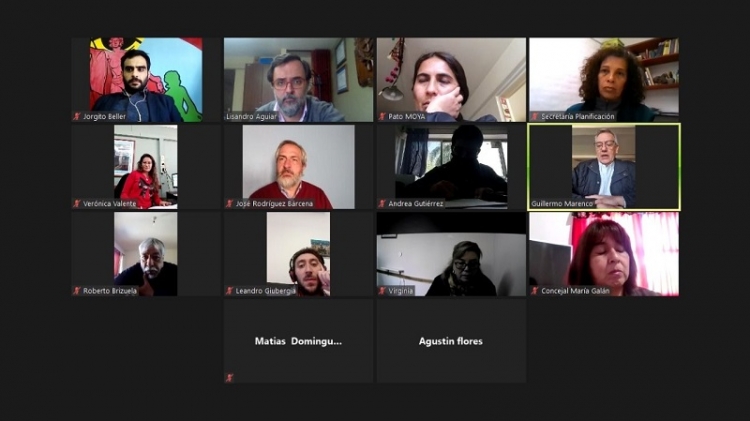 Nueva reuni&oacute;n de concejales, v&iacute;a zoom, con la presencia de funcionarios municipales