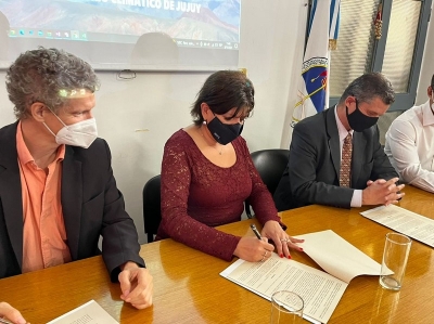 Firman convenio para nutrir el Observatorio de Cambio Clim&aacute;tico