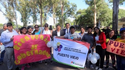 Sadir inaugur&oacute; obra de pavimentaci&oacute;n en Puesto Viejo