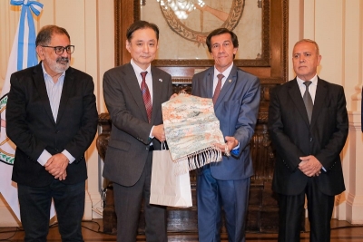 Sadir destac&oacute; inter&eacute;s de Jap&oacute;n en el corredor bioce&aacute;nico por Jama