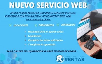 Rentas suma un nuevo servicio web