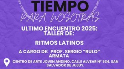 Tiempo Para Nosotras cierra 2025 con taller de ritmos latinos y agasajo
