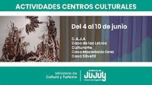 Los centros culturales de San Salvador de Jujuy presentan su programaci&oacute;n